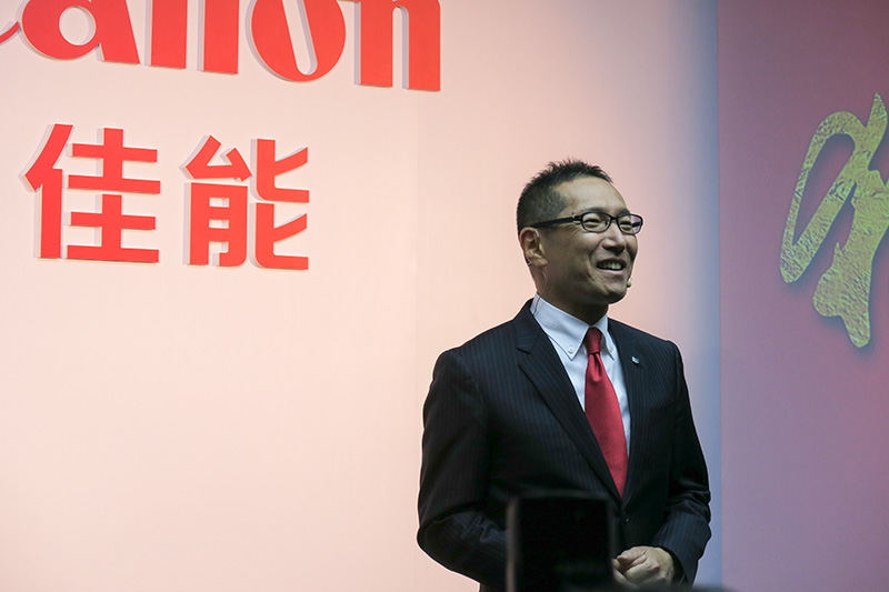 佳能中国执行副总裁小川一登先生致辞
